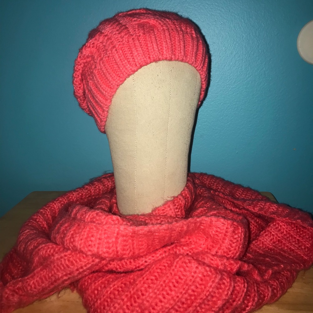 Matching beanies and scarfs